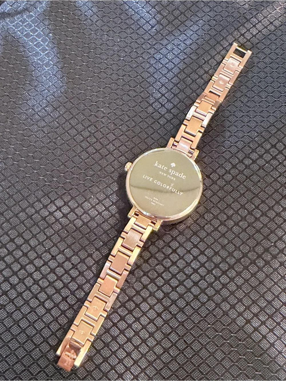 Kate Spade New York Gramercy Skinny Pave Rose Gold-Tone Watch